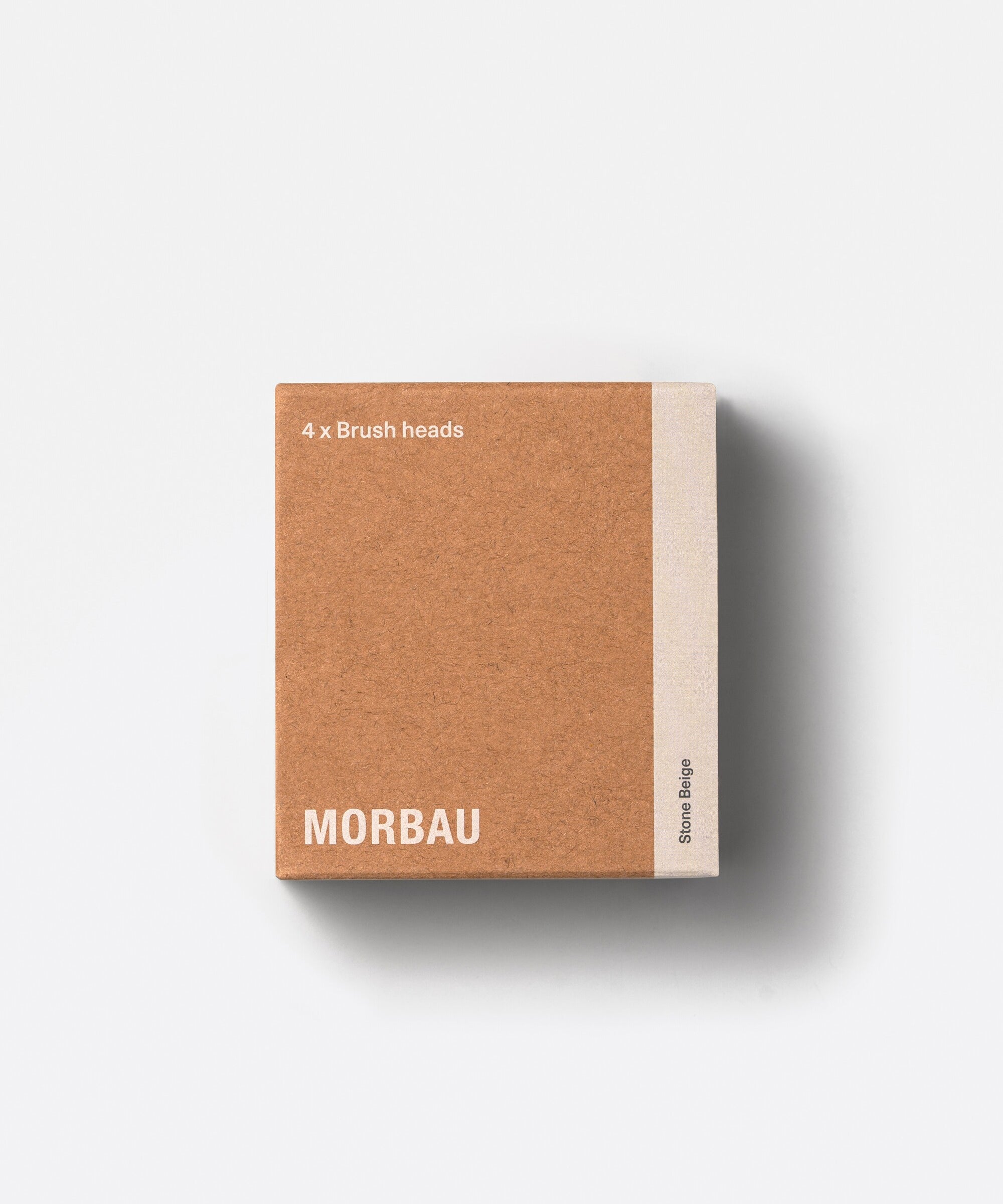 Tandborsthuvuden (4-pack) – Stone Beige