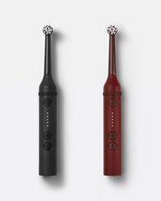 Brush 001 - Graphite Grey & Amber Red